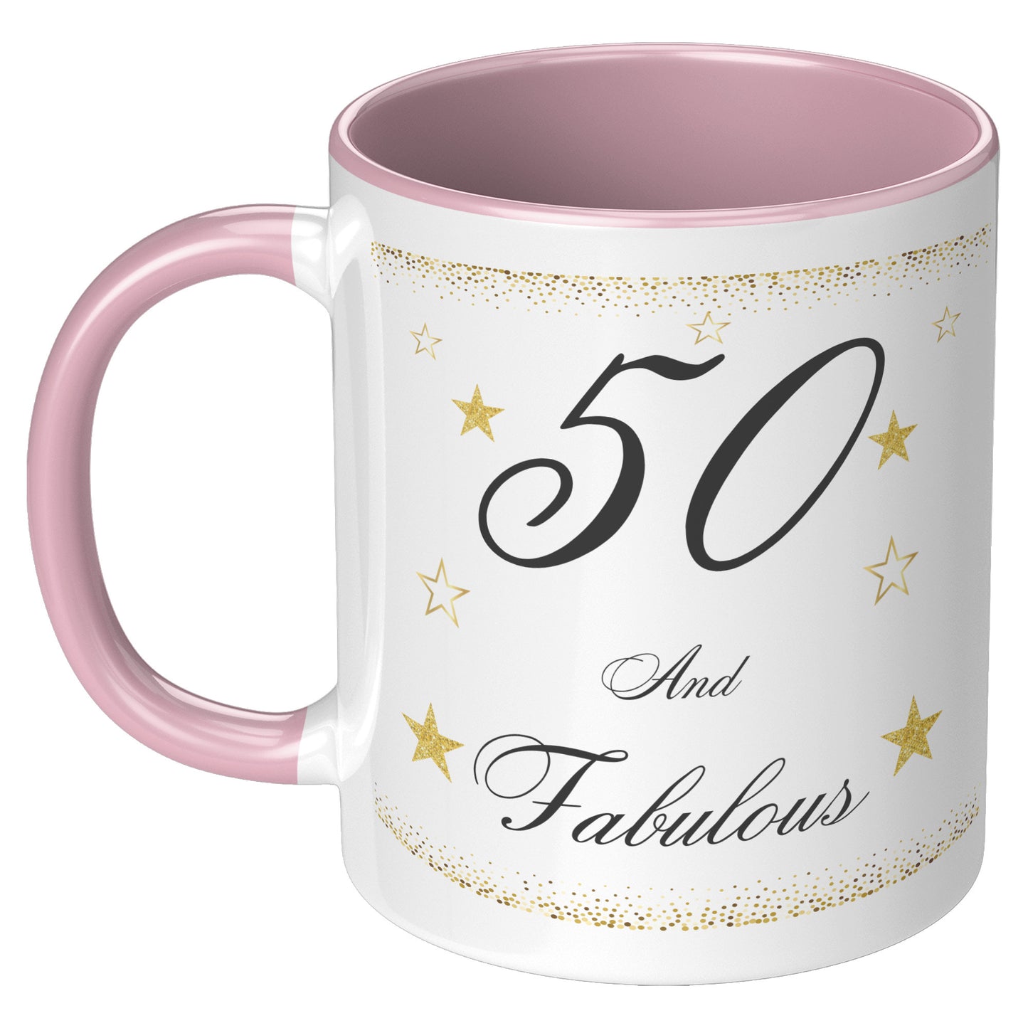 50 and Fabulous Birthday Mug, Birthday Mug 50 and Fabulous, 50th Birthday Mug