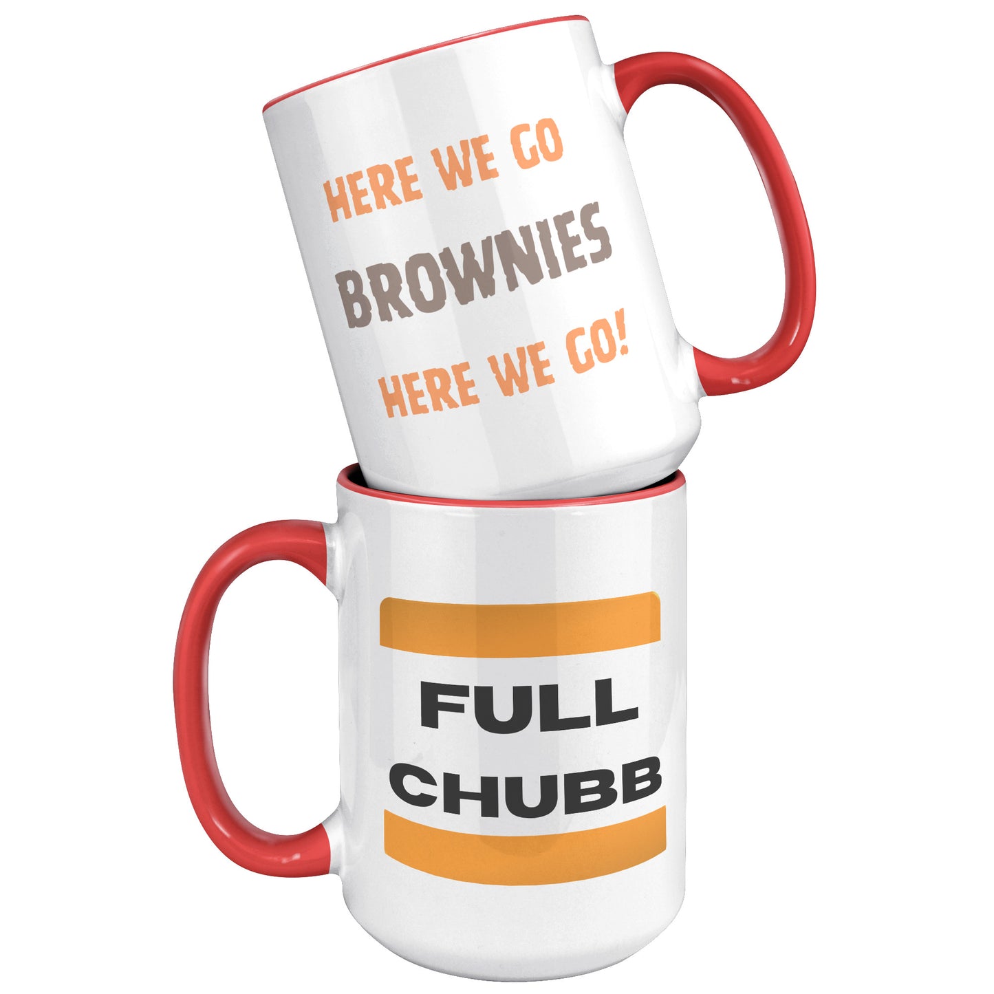 Ohio Sports Mug, Full Chubb Mug, Here We Go Brownies Football Mug