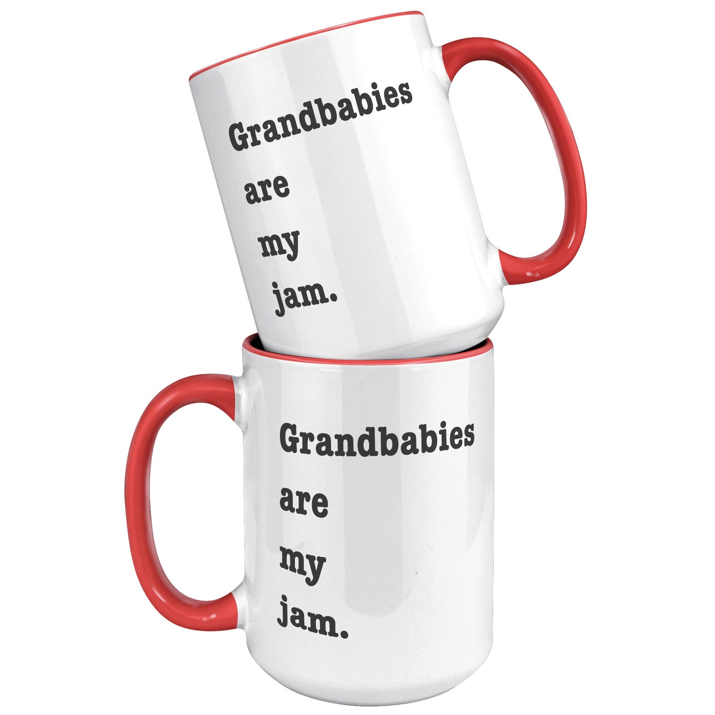Grandbabies Are My Jam Coffee Mug, Grandma Coffee Mug