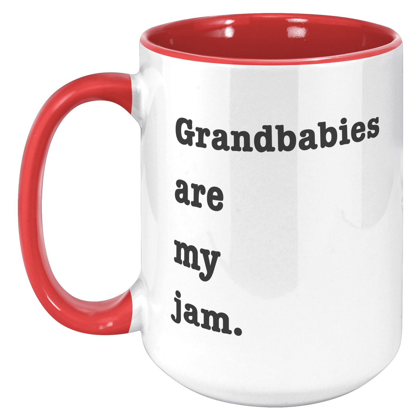 Grandbabies Are My Jam Coffee Mug, Grandma Coffee Mug