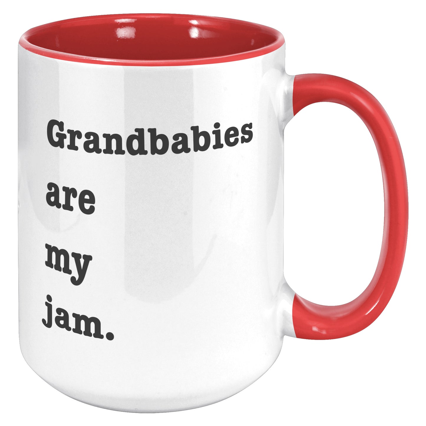 Grandbabies Are My Jam Coffee Mug, Grandma Coffee Mug