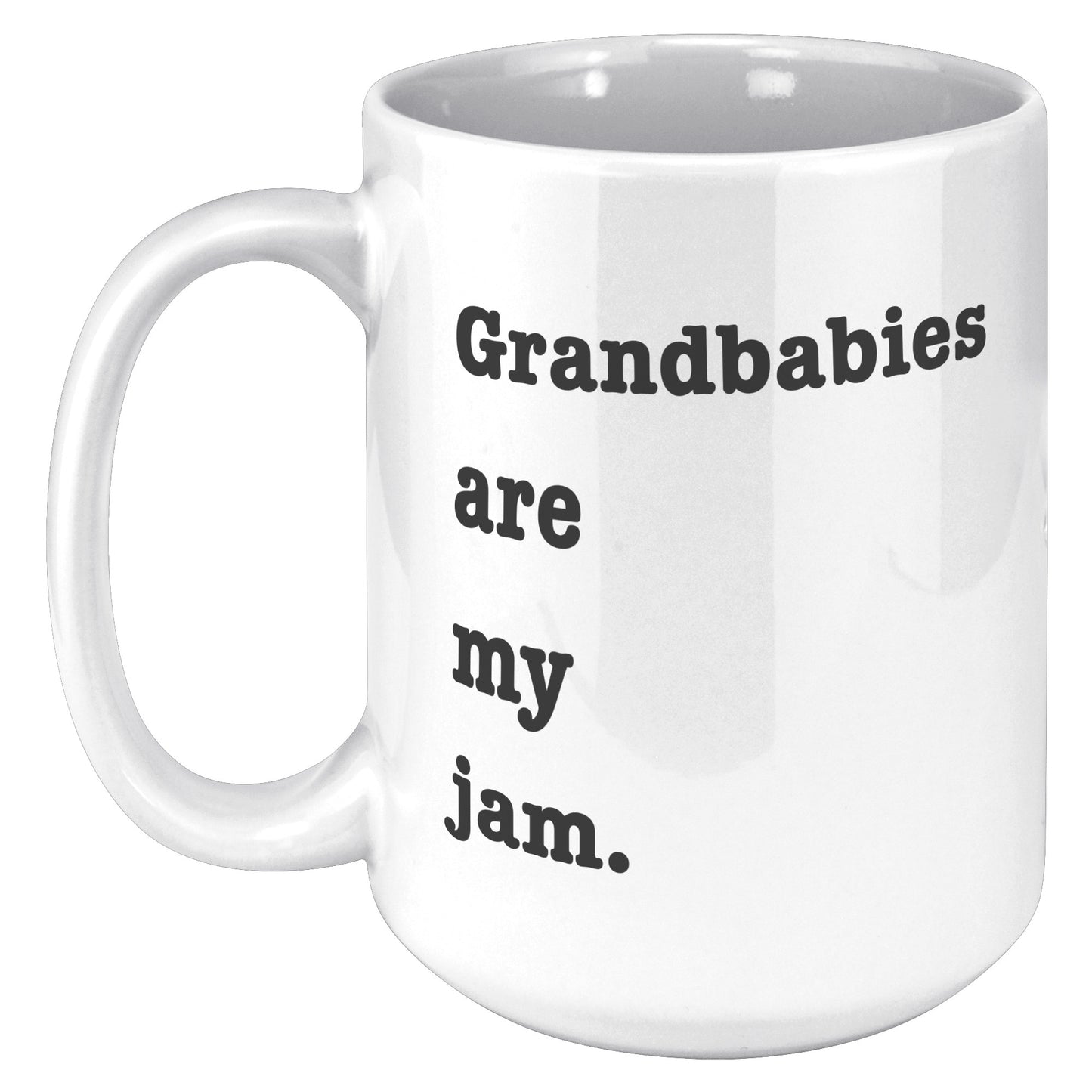Grandbabies Are My Jam Coffee Mug, Grandma Coffee Mug