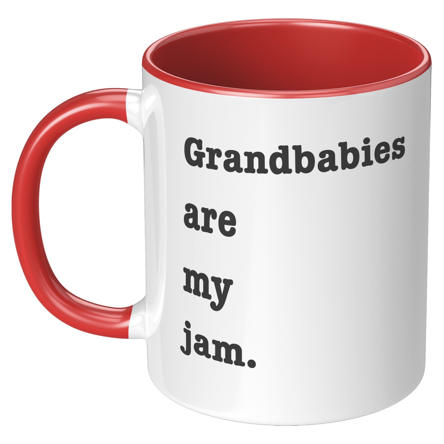 Grandbabies Are My Jam Coffee Mug, Grandma Coffee Mug