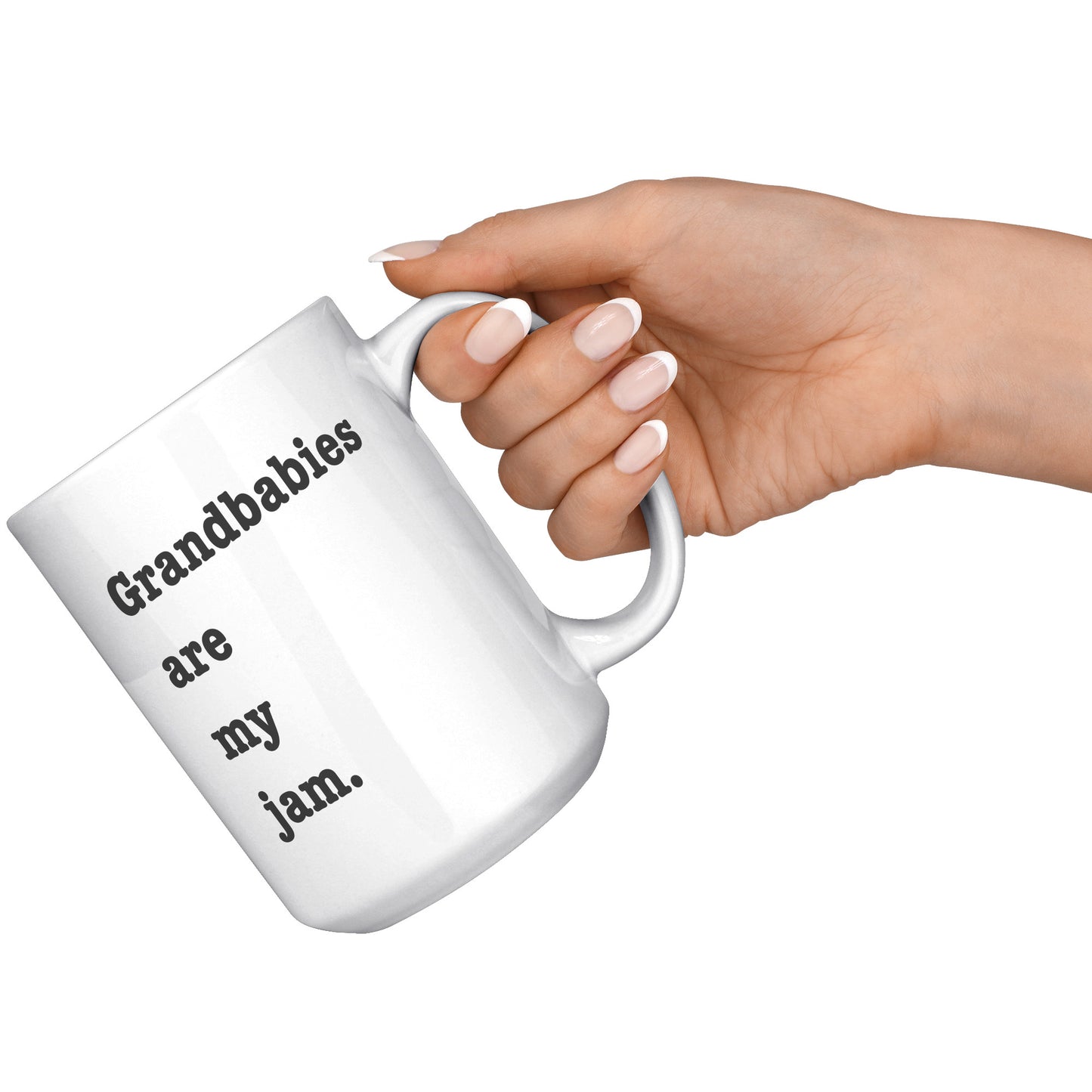 Grandbabies Are My Jam Coffee Mug, Grandma Coffee Mug