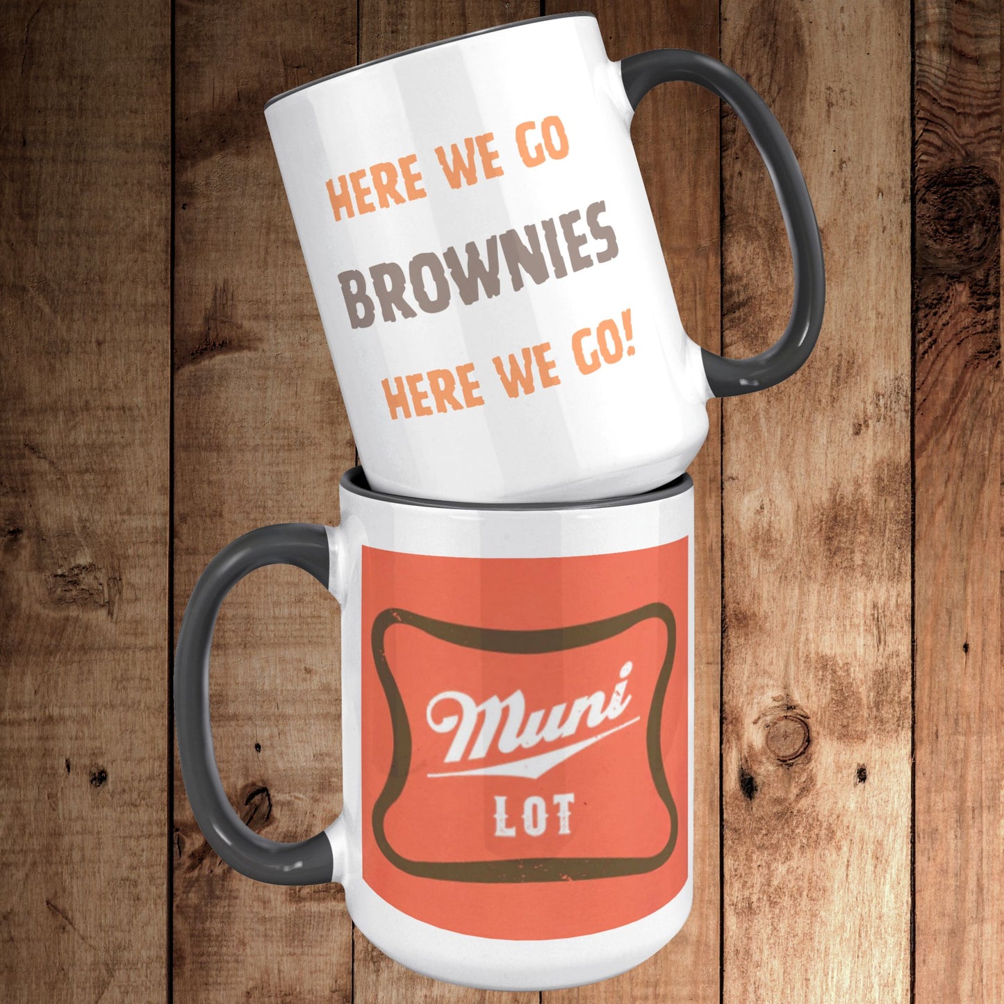 Ohio Sports Football Mug, Muni Lot Mug, Football Mug