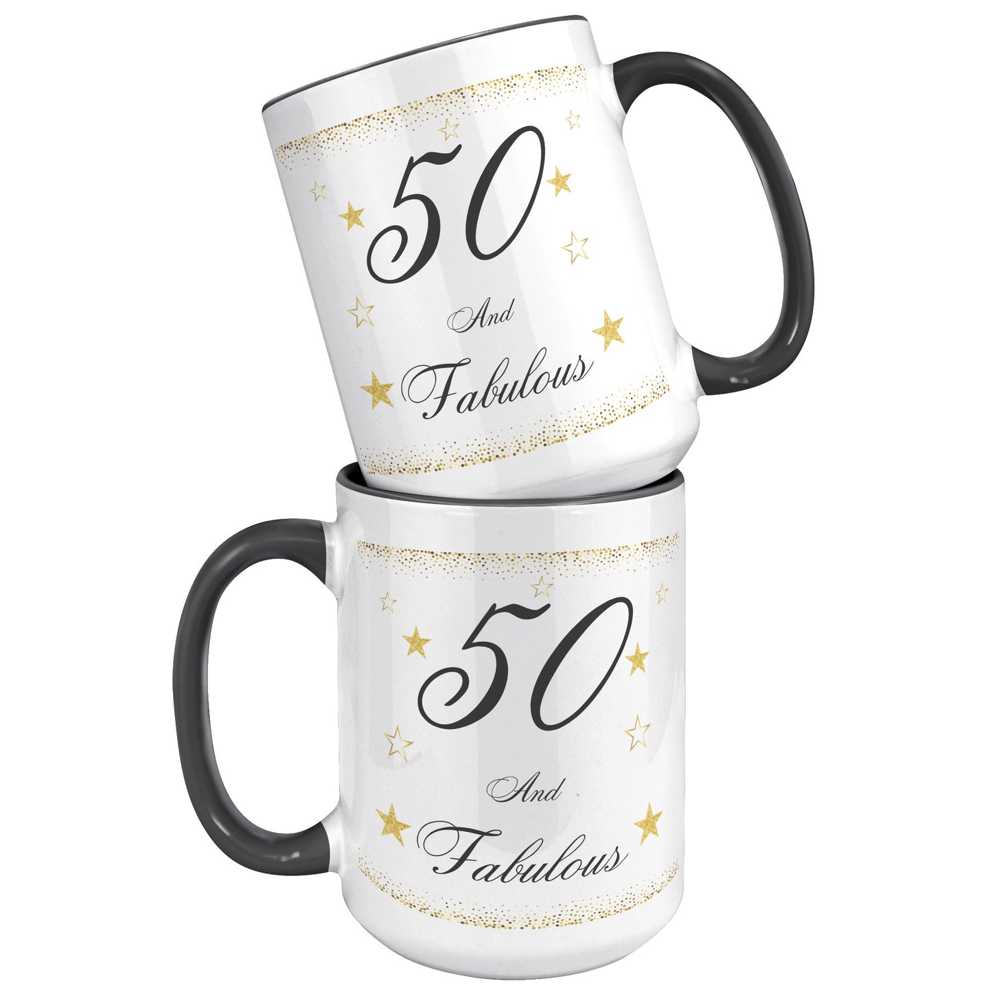 50 and Fabulous Birthday Mug, Birthday Mug 50 and Fabulous, 50th Birthday Mug