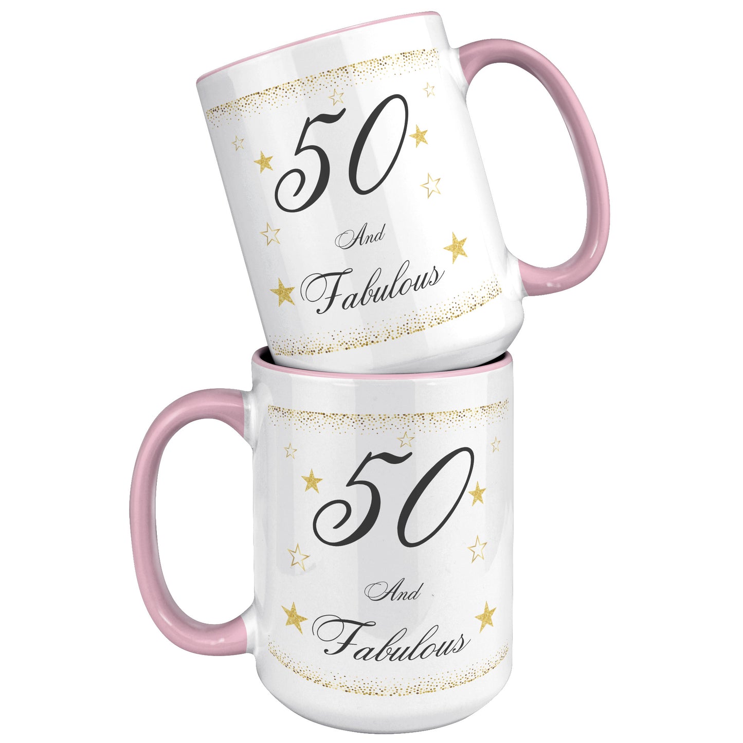 50 and Fabulous Birthday Mug, Birthday Mug 50 and Fabulous, 50th Birthday Mug