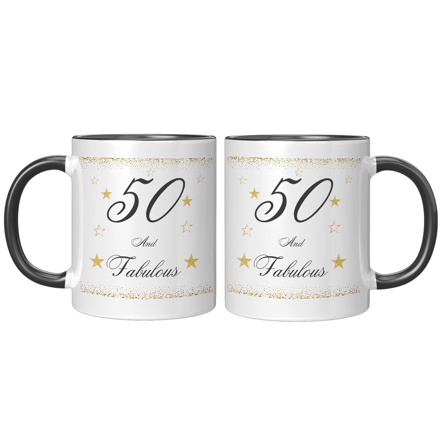 50 and Fabulous Birthday Mug, Birthday Mug 50 and Fabulous, 50th Birthday Mug