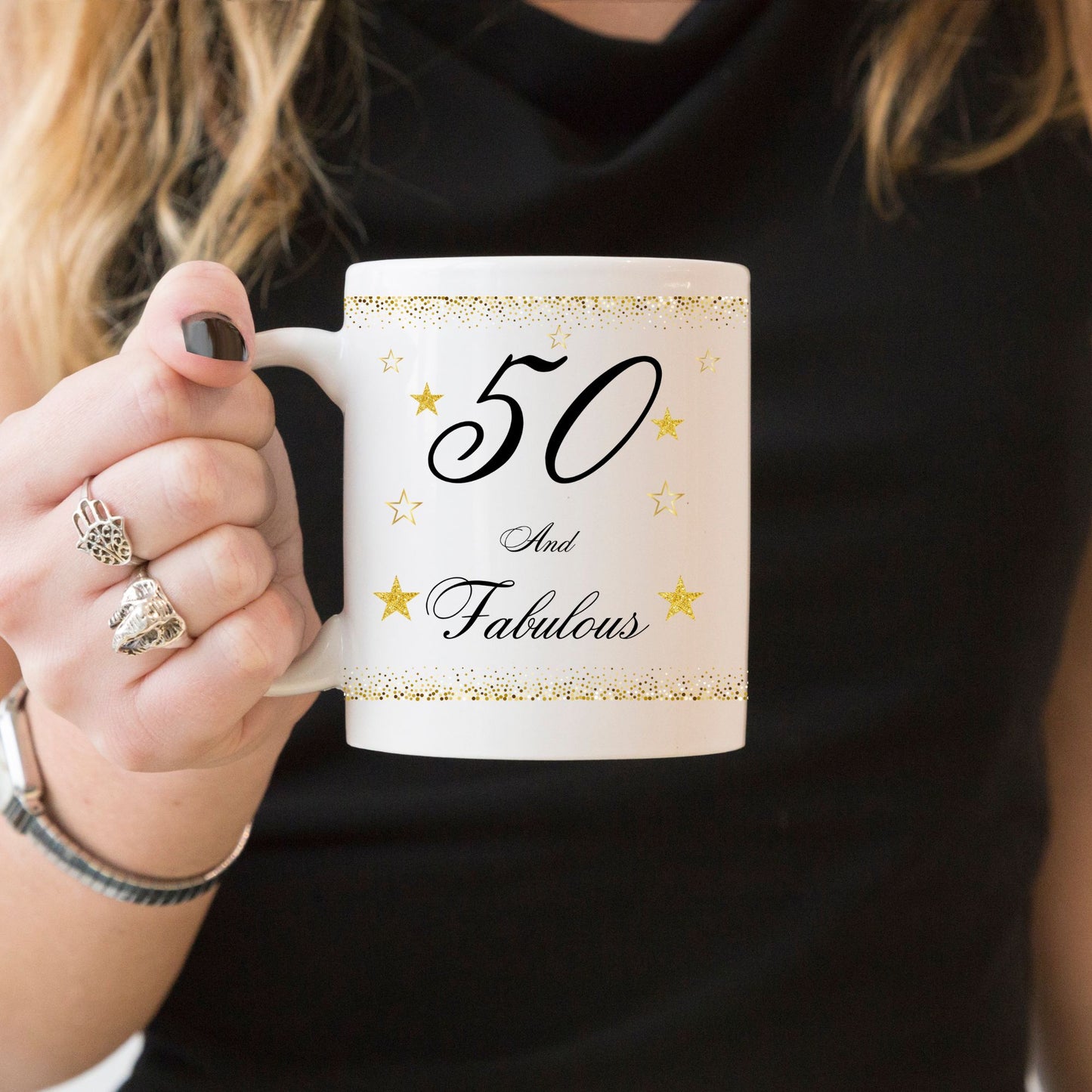 50 and Fabulous Birthday Mug, Birthday Mug 50 and Fabulous, 50th Birthday Mug