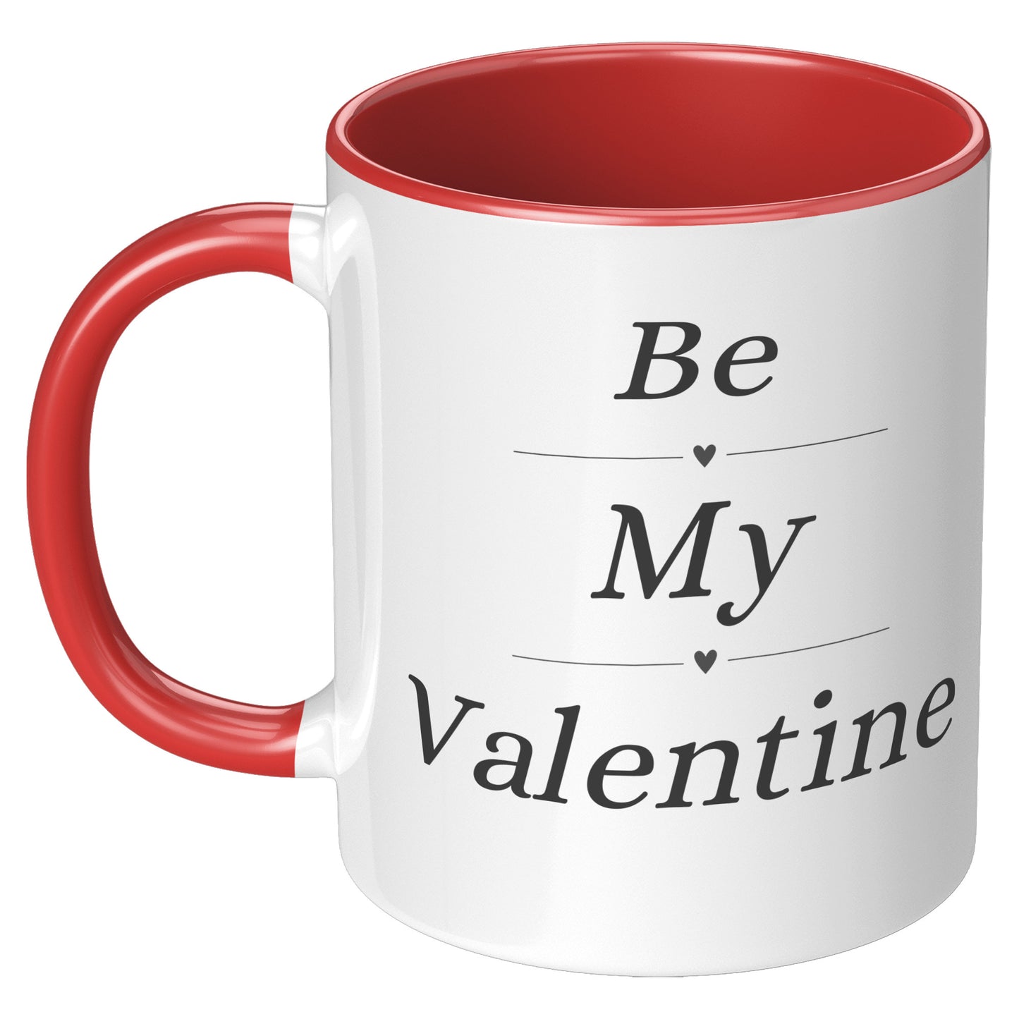 Valentine's Day Mug, Be My Valentine Candy Hearts Mug, Be My Valentine Mug, Heart Mug