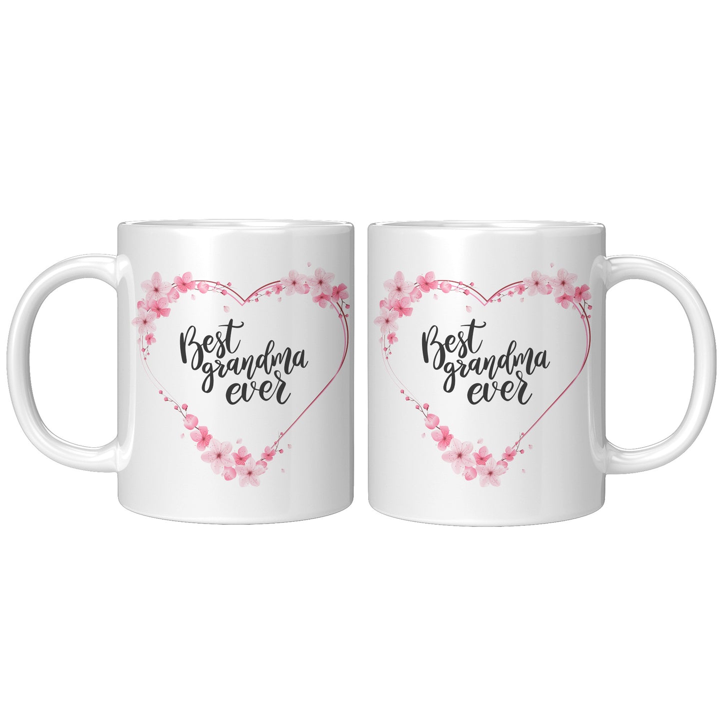 Best Grandma Ever Heart, Grandma Mug, Grandma Gift Mug