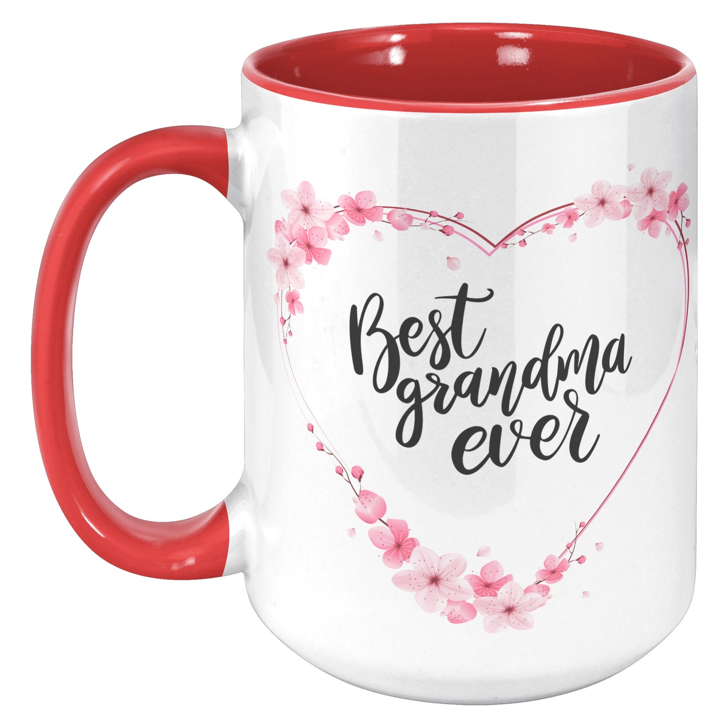 Best Grandma Ever Heart, Grandma Mug, Grandma Gift Mug