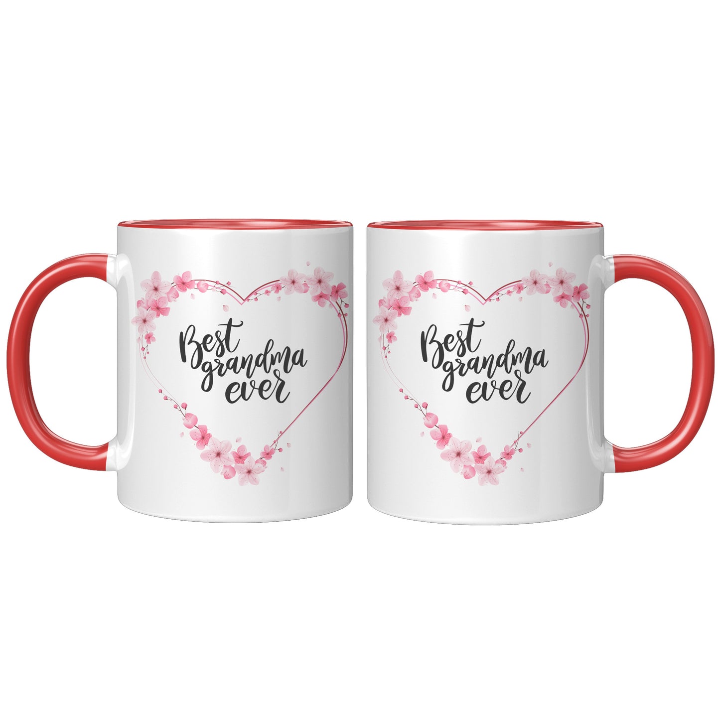 Best Grandma Ever Heart, Grandma Mug, Grandma Gift Mug