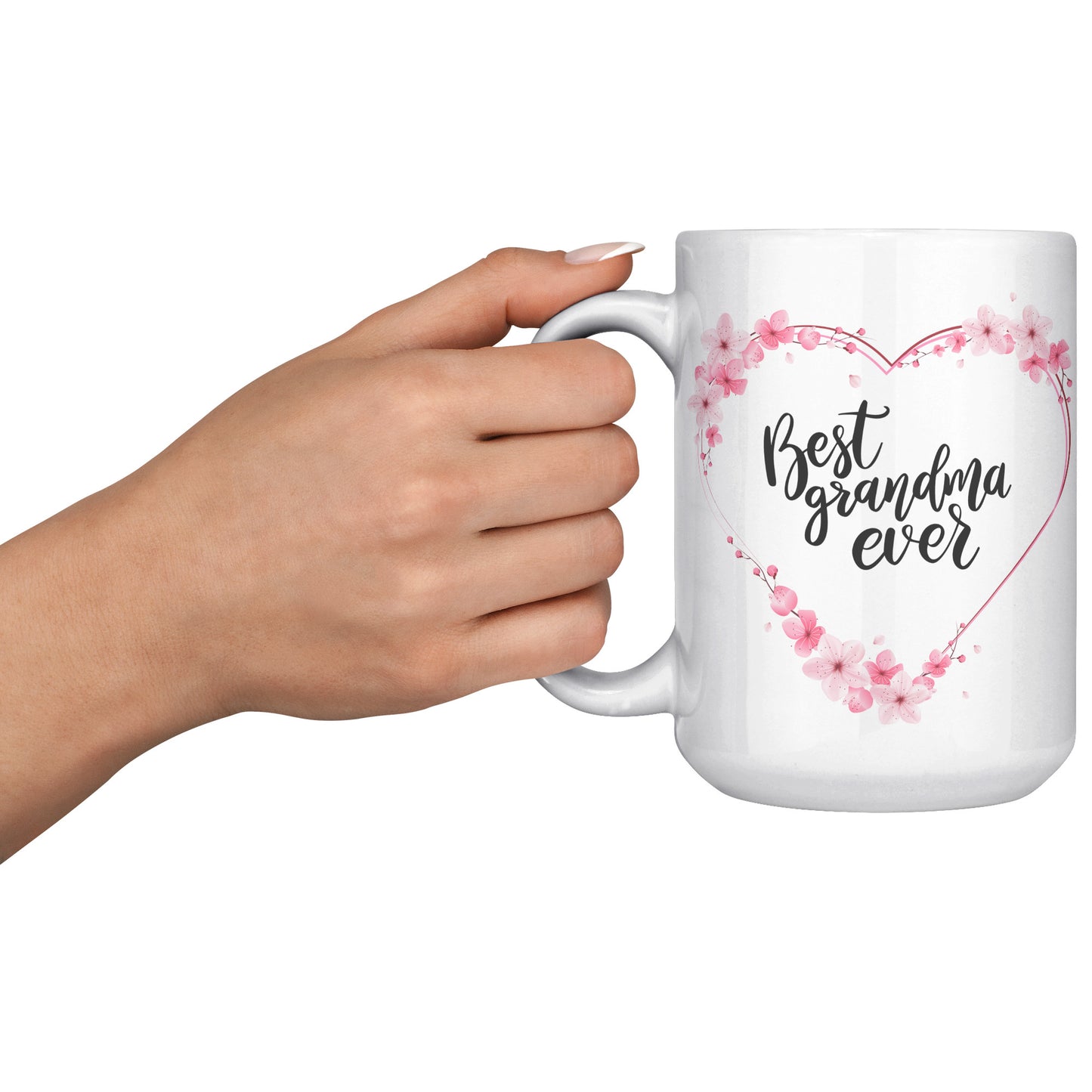 Best Grandma Ever Heart, Grandma Mug, Grandma Gift Mug