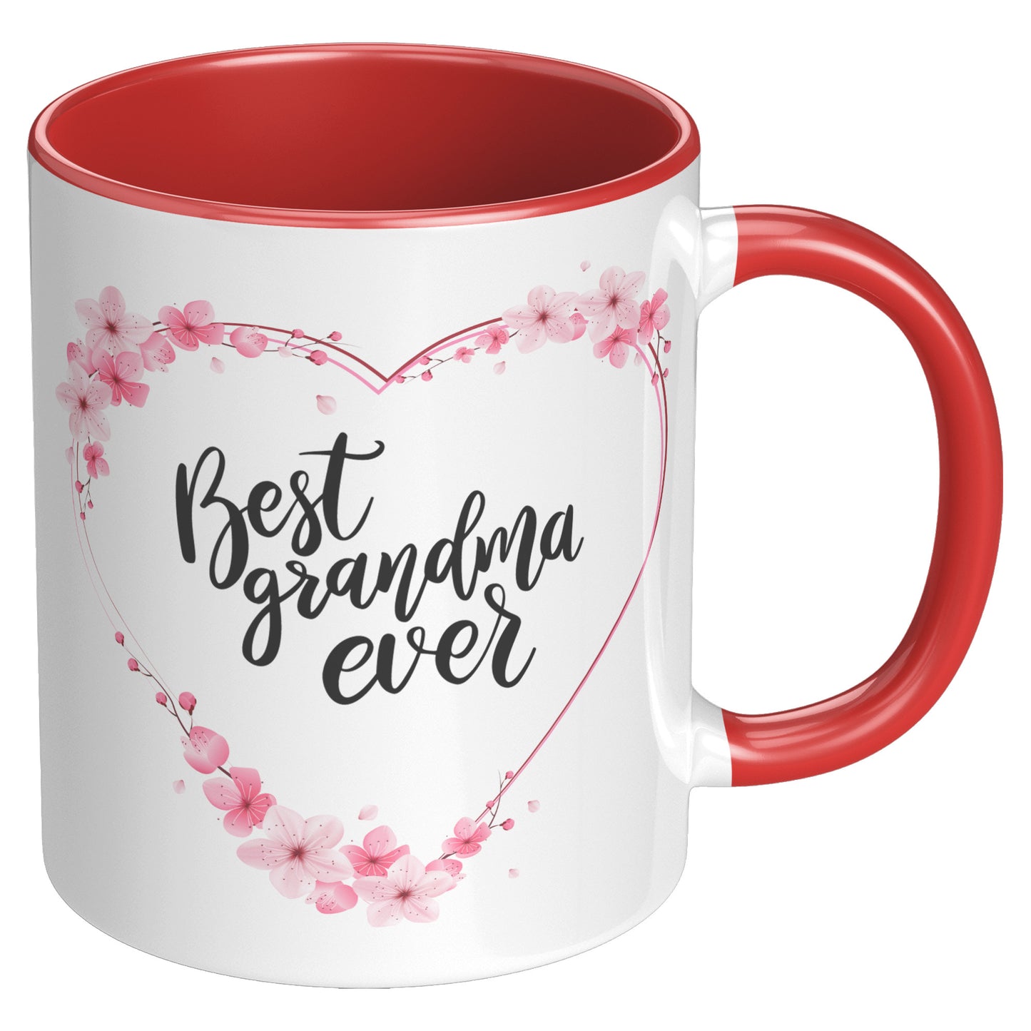 Best Grandma Ever Heart, Grandma Mug, Grandma Gift Mug