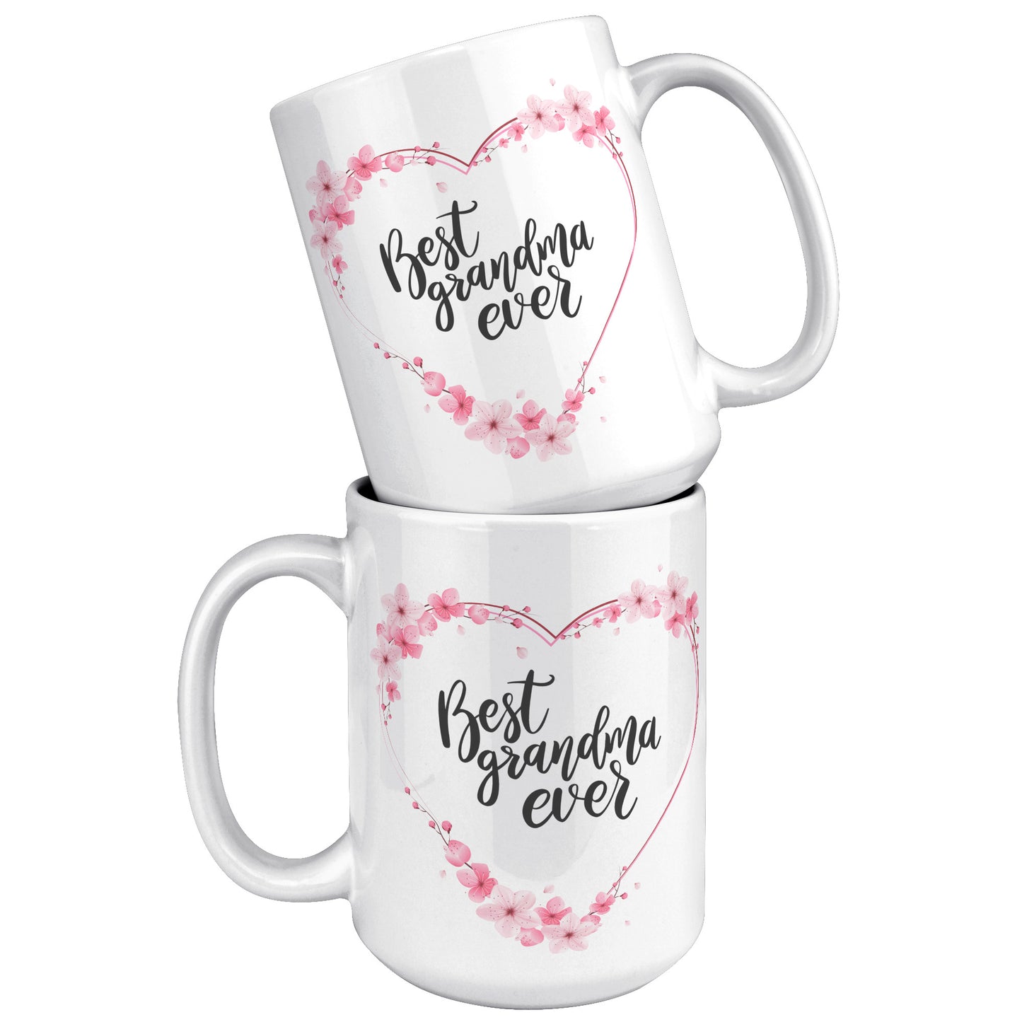 Best Grandma Ever Heart, Grandma Mug, Grandma Gift Mug