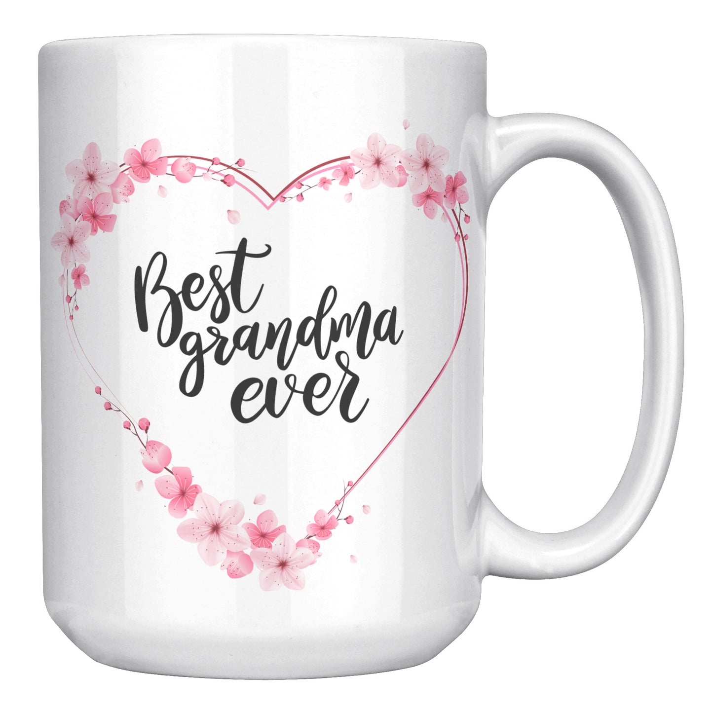 Best Grandma Ever Heart, Grandma Mug, Grandma Gift Mug