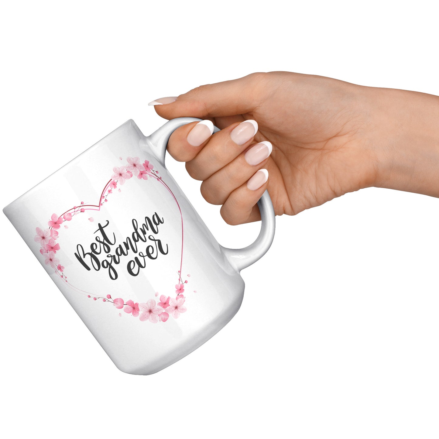 Best Grandma Ever Heart, Grandma Mug, Grandma Gift Mug