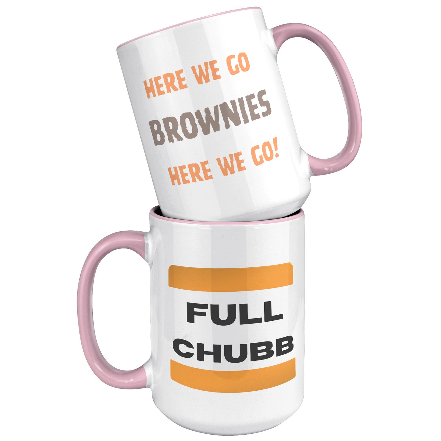 Ohio Sports Mug, Full Chubb Mug, Here We Go Brownies Football Mug