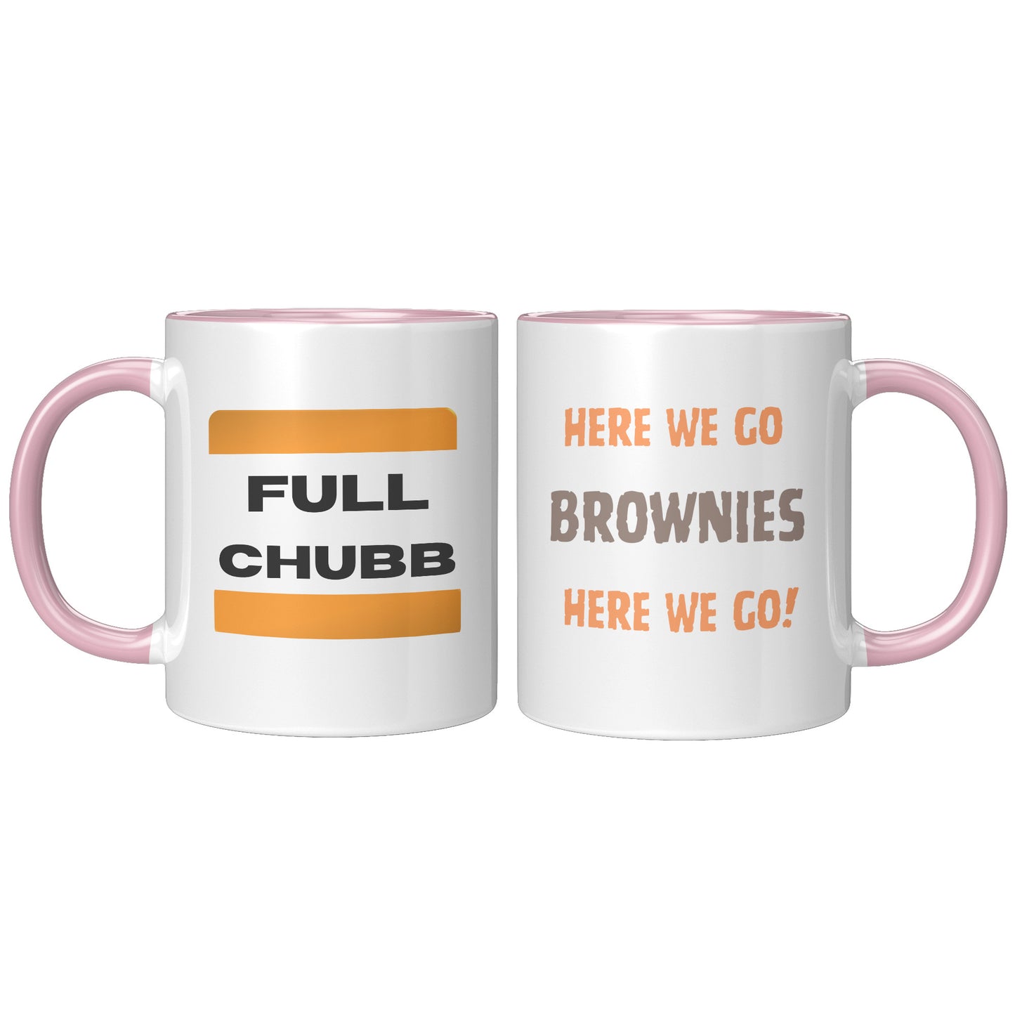 Ohio Sports Mug, Full Chubb Mug, Here We Go Brownies Football Mug
