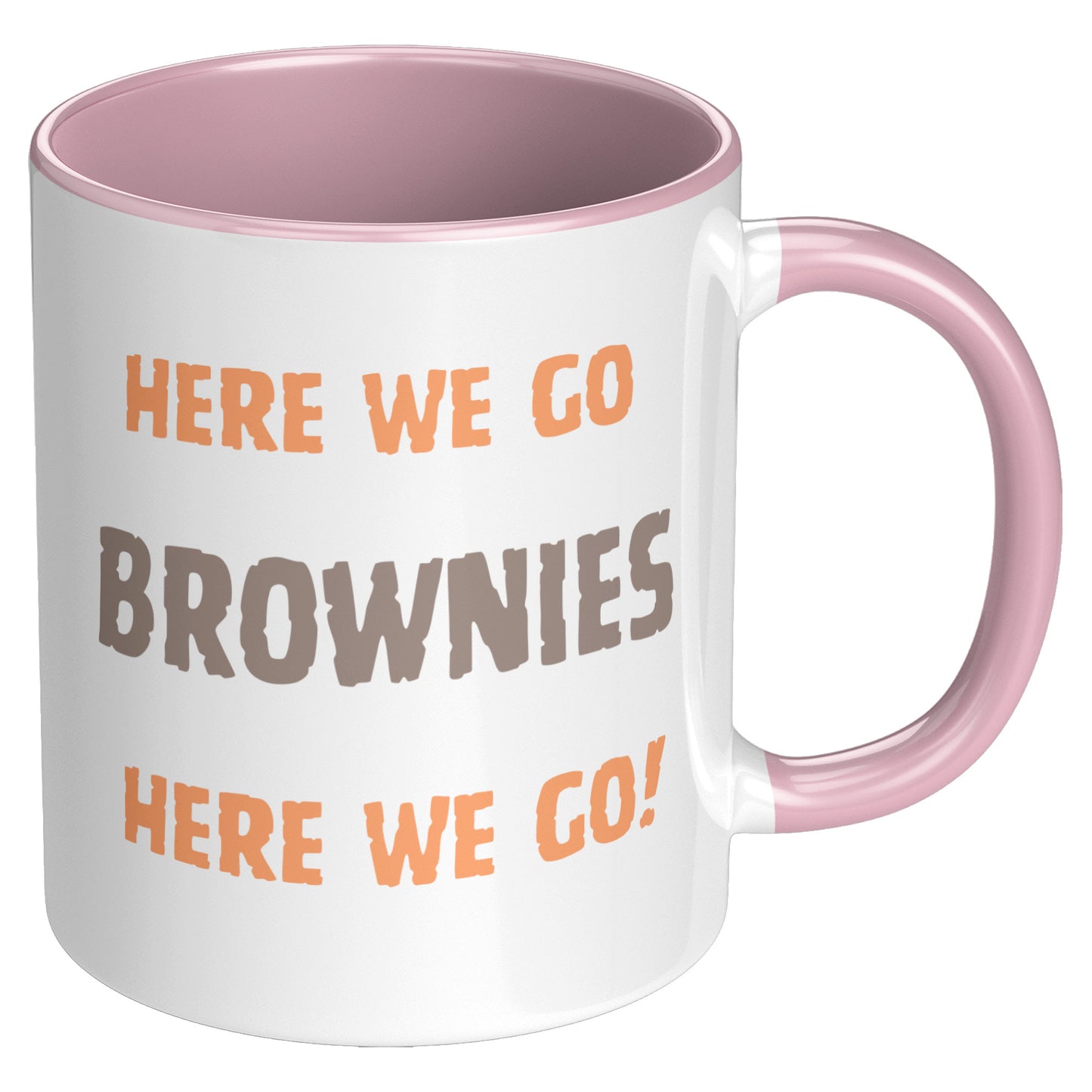 Ohio Sports Mug, Full Chubb Mug, Here We Go Brownies Football Mug