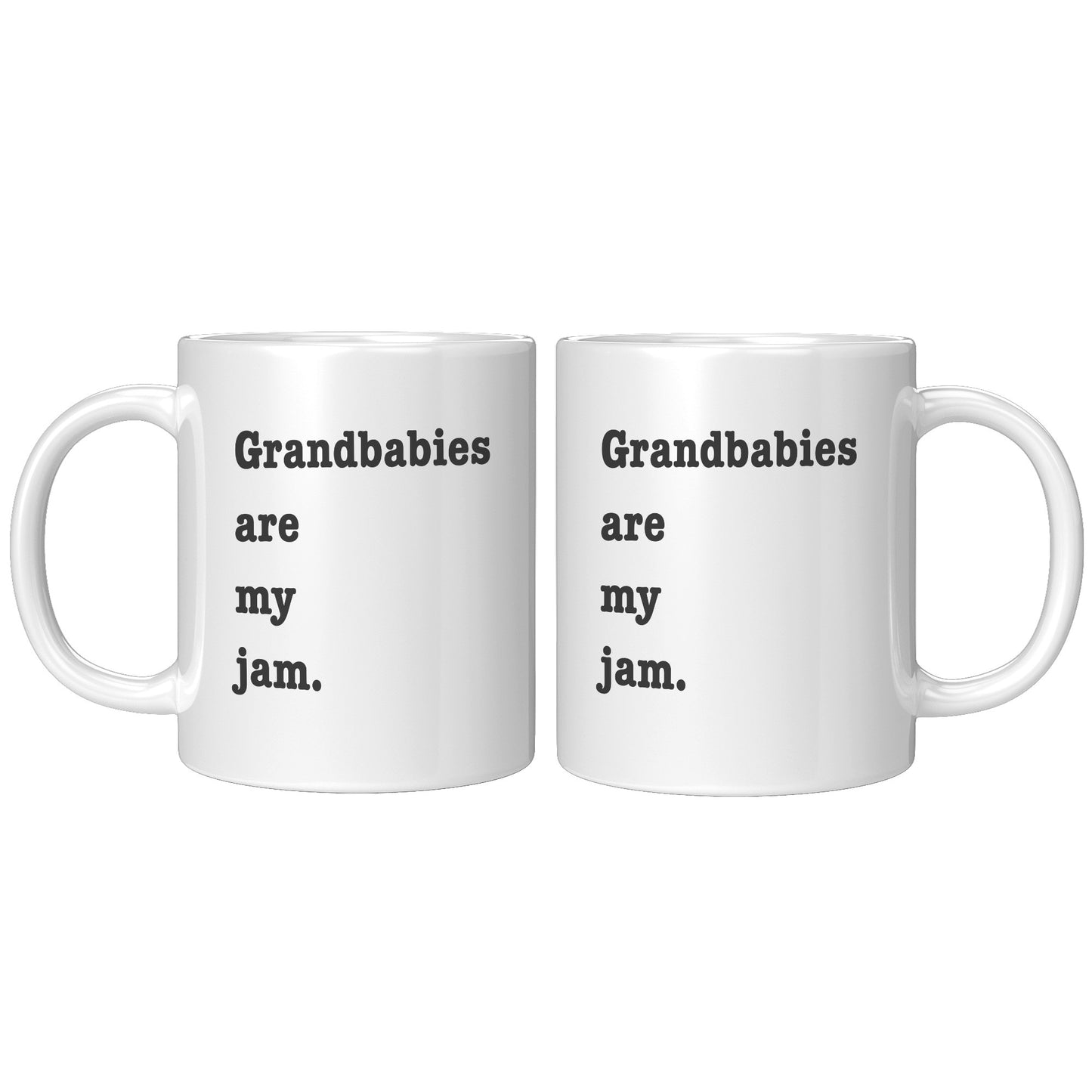 Grandbabies Are My Jam Coffee Mug, Grandma Coffee Mug