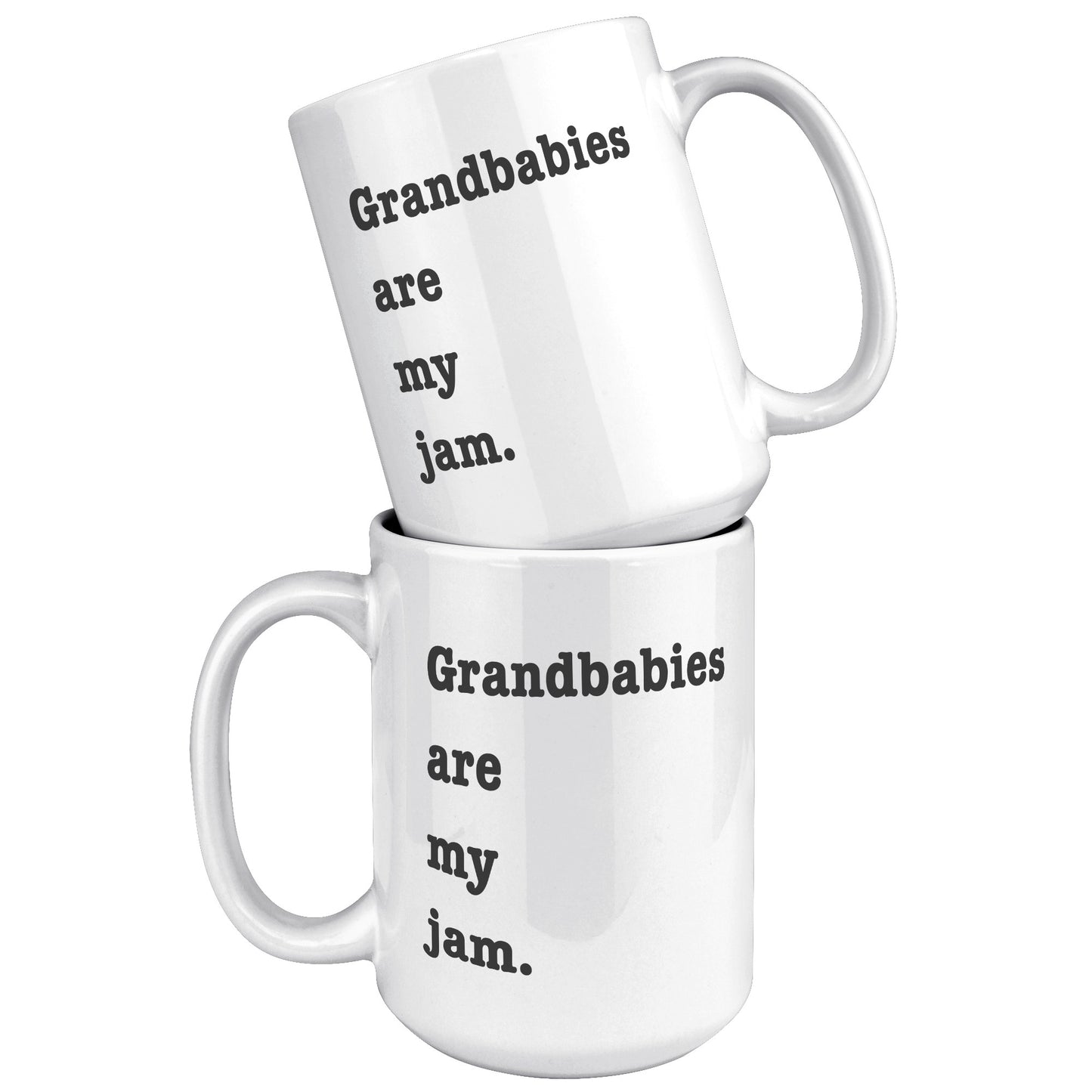 Grandbabies Are My Jam Coffee Mug, Grandma Coffee Mug