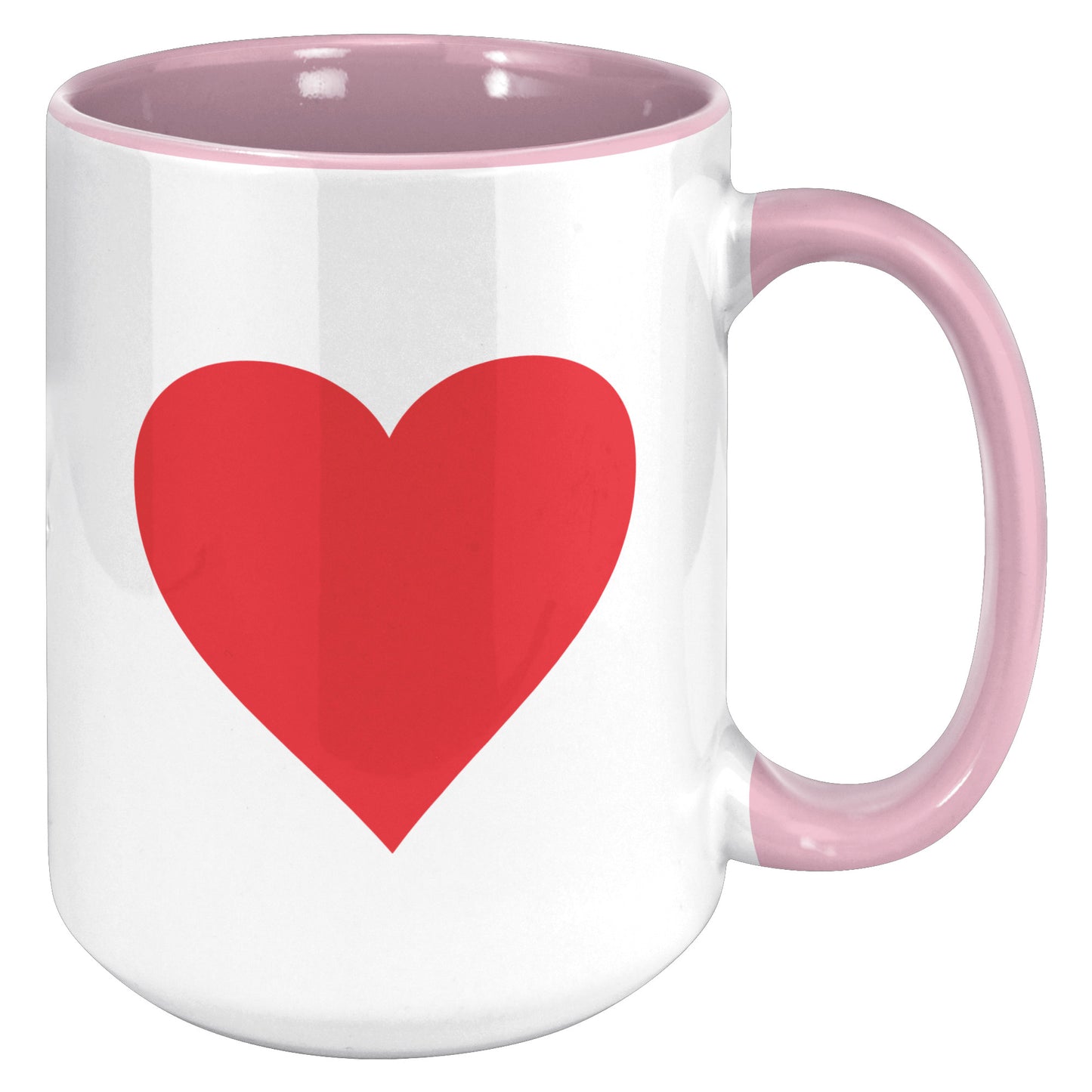 I Love You Heart Mug, Valentine's Day Mug, Heart Mug