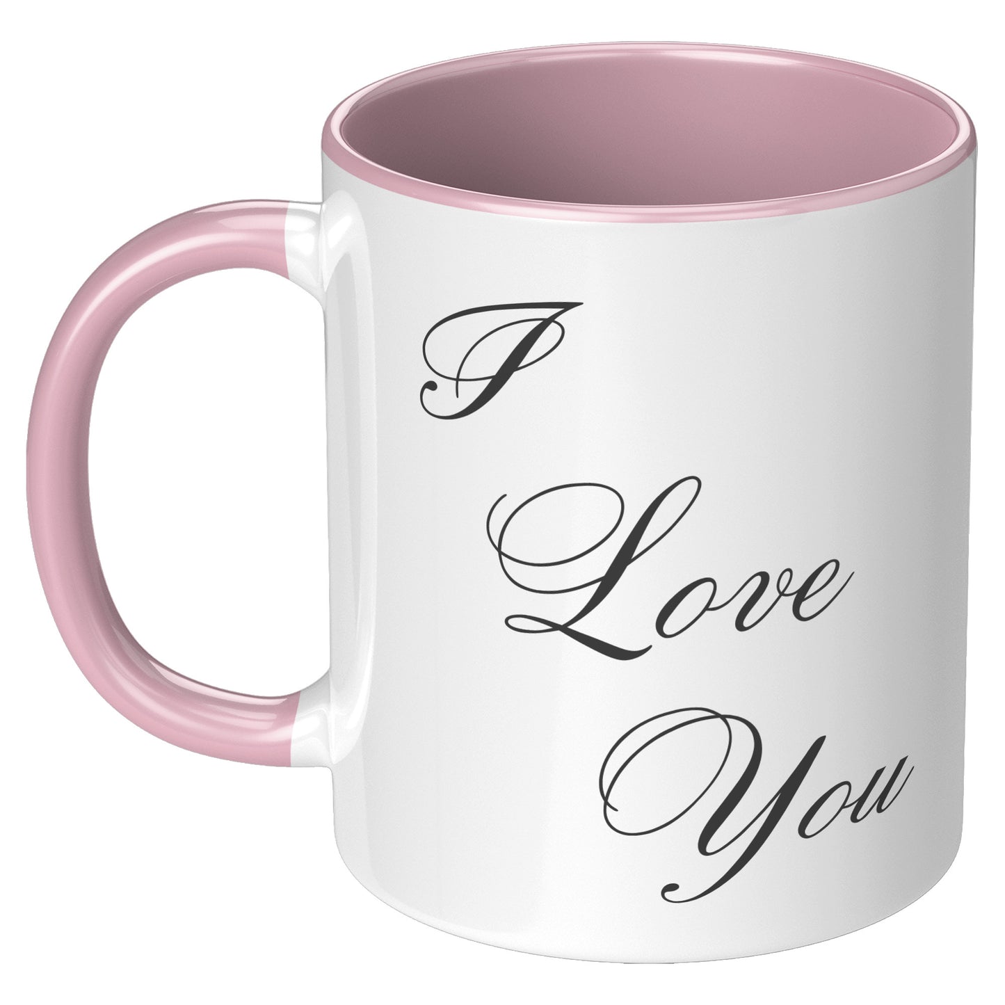 I Love You Heart Mug, Valentine's Day Mug, Heart Mug
