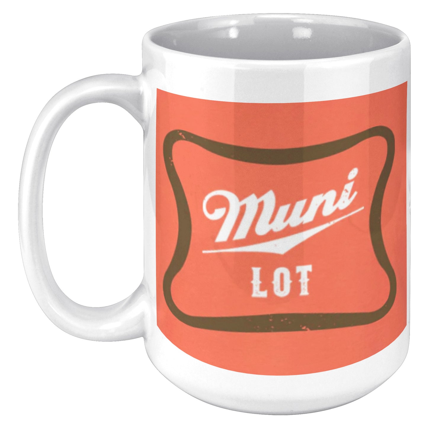 Ohio Sports Football Mug, Muni Lot Mug, Football Mug