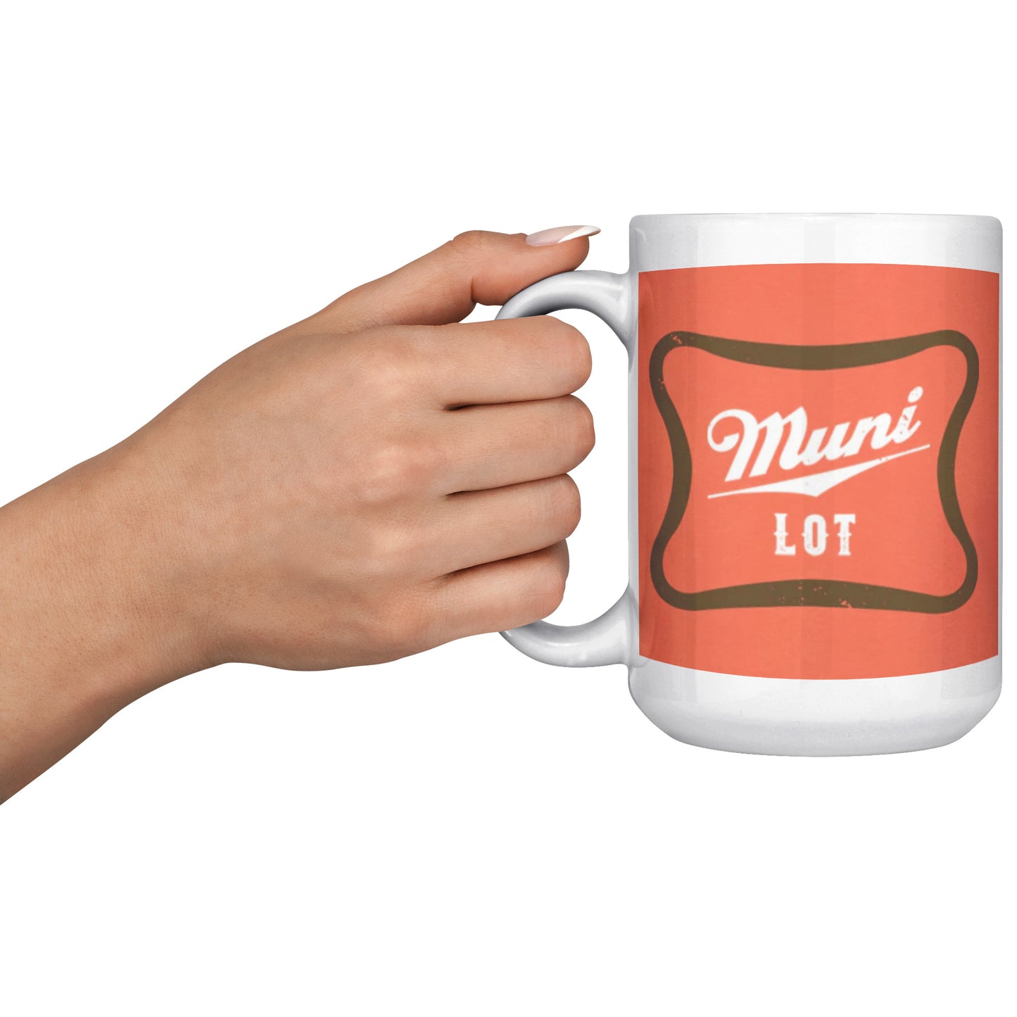 Ohio Sports Football Mug, Muni Lot Mug, Football Mug