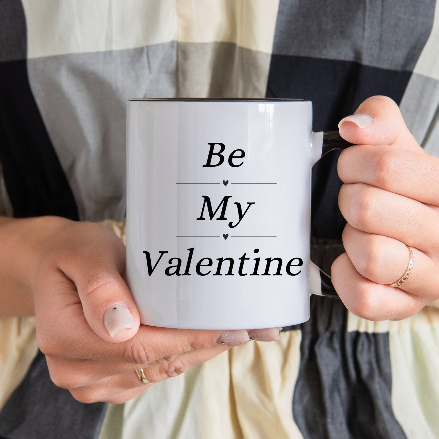 Valentine's Day Mug, Be My Valentine Candy Hearts Mug, Be My Valentine Mug, Heart Mug