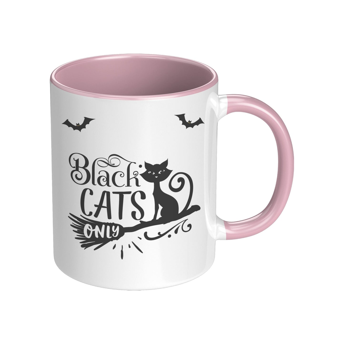 Black Cats Only Mug, Halloween Black Cats Only Mug, Halloween Mugs, Cat Mugs,