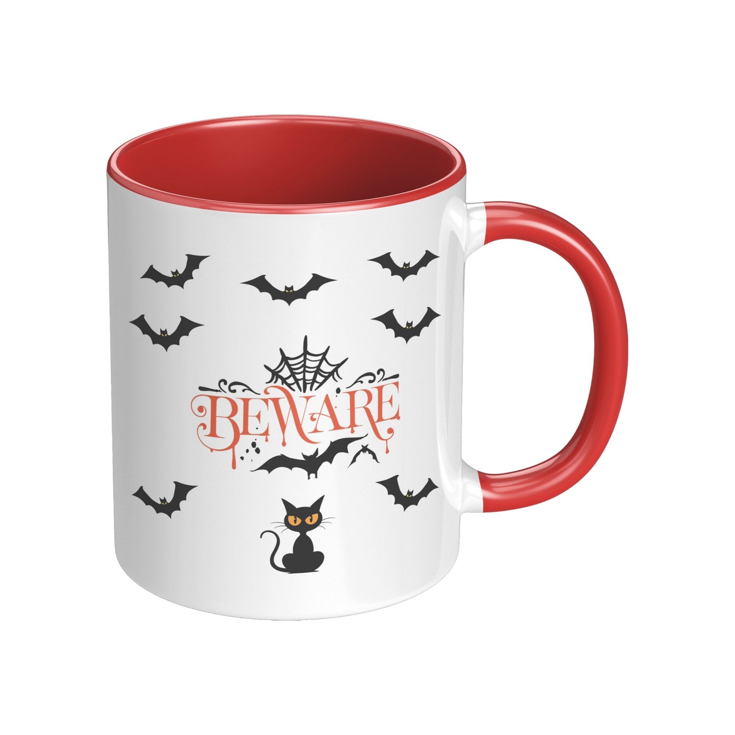 Beware Cat Mug, Halloween Beware Cat Mug, Fall Halloween Cat Mug