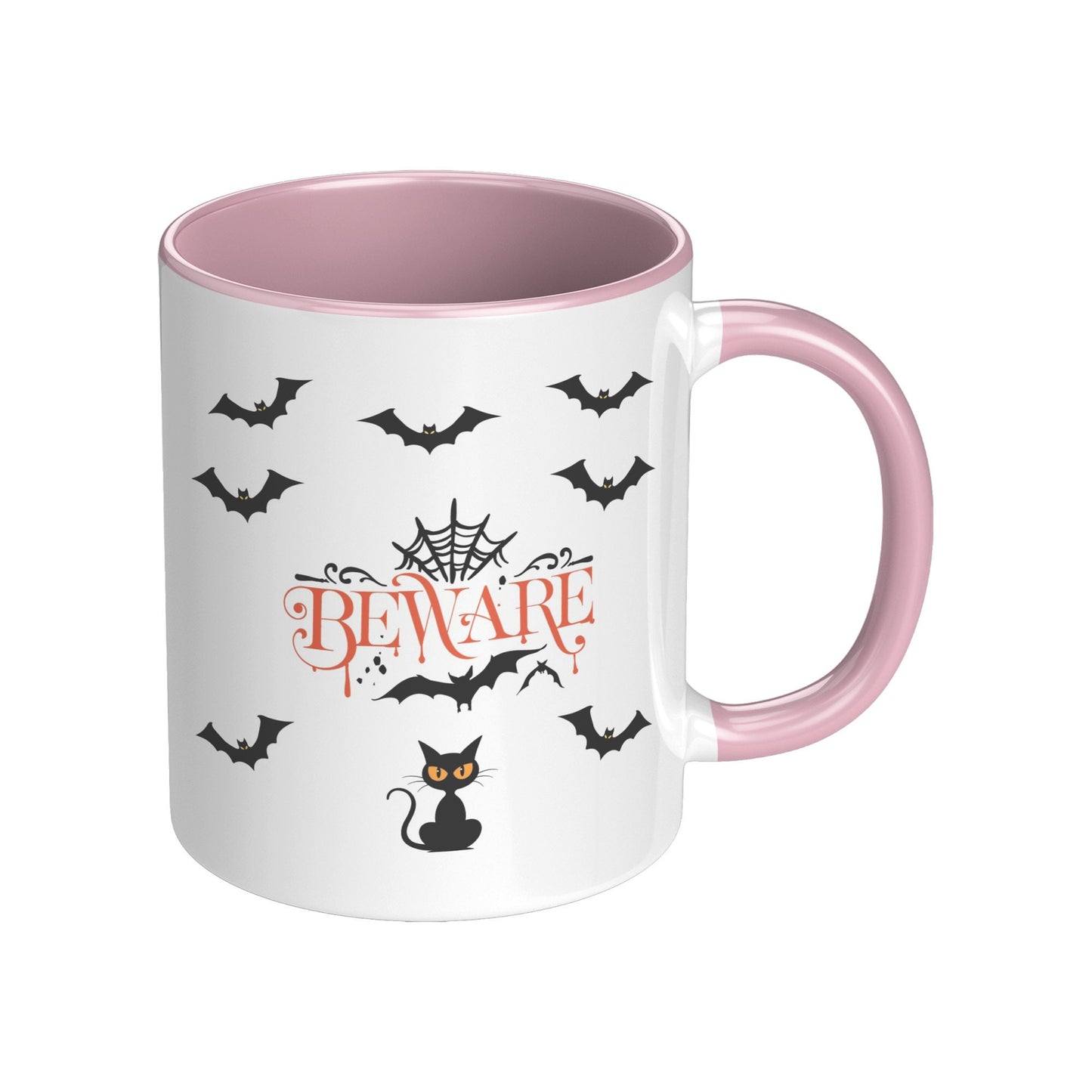 Beware Cat Mug, Halloween Beware Cat Mug, Fall Halloween Cat Mug