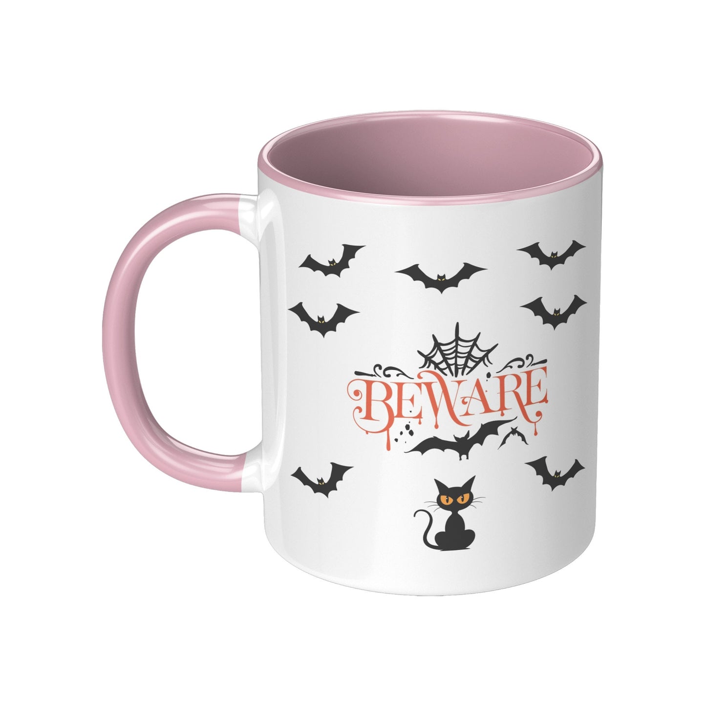 Beware Cat Mug, Halloween Beware Cat Mug, Fall Halloween Cat Mug