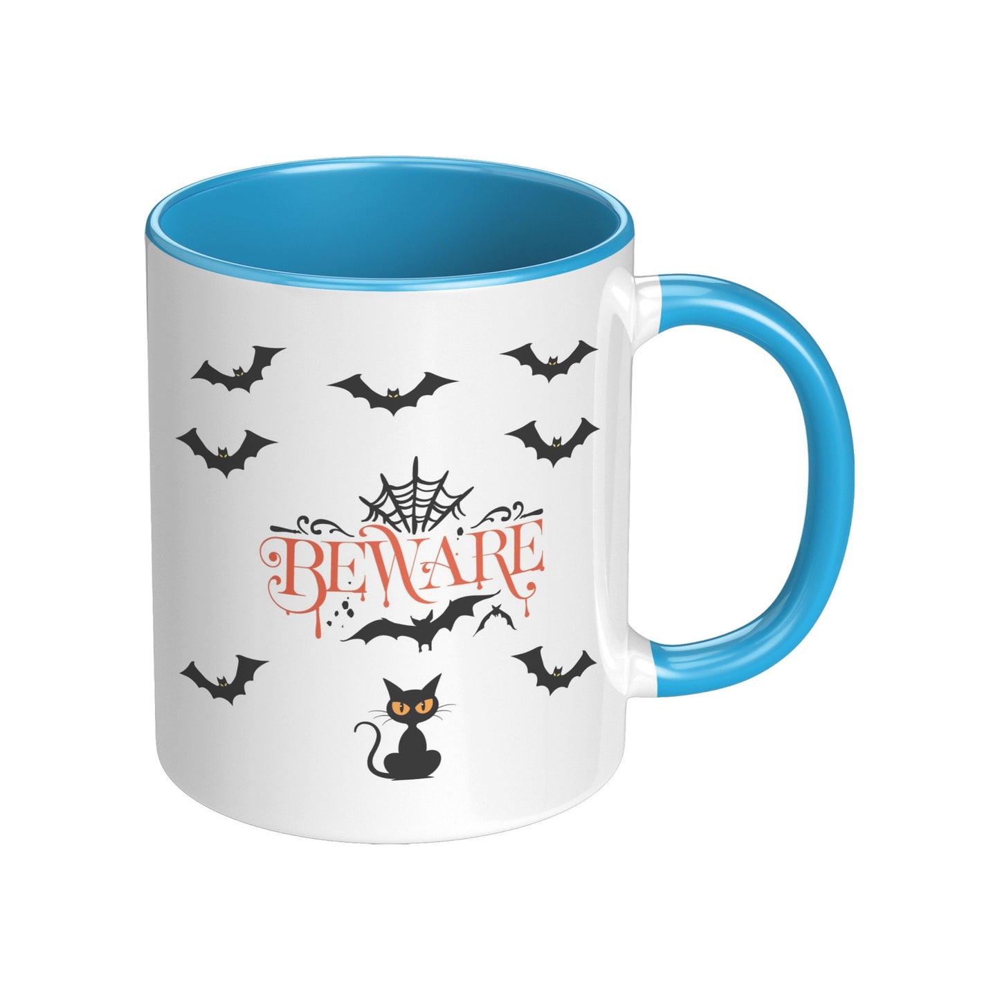 Beware Cat Mug, Halloween Beware Cat Mug, Fall Halloween Cat Mug