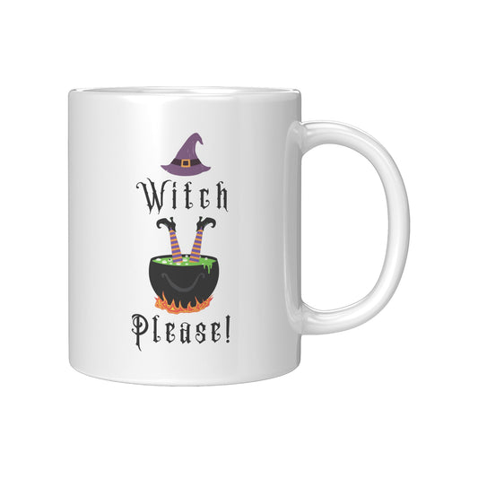 Witch Please Coffee Mug, Halloween Coffee Mug, Funny Coffee Mug