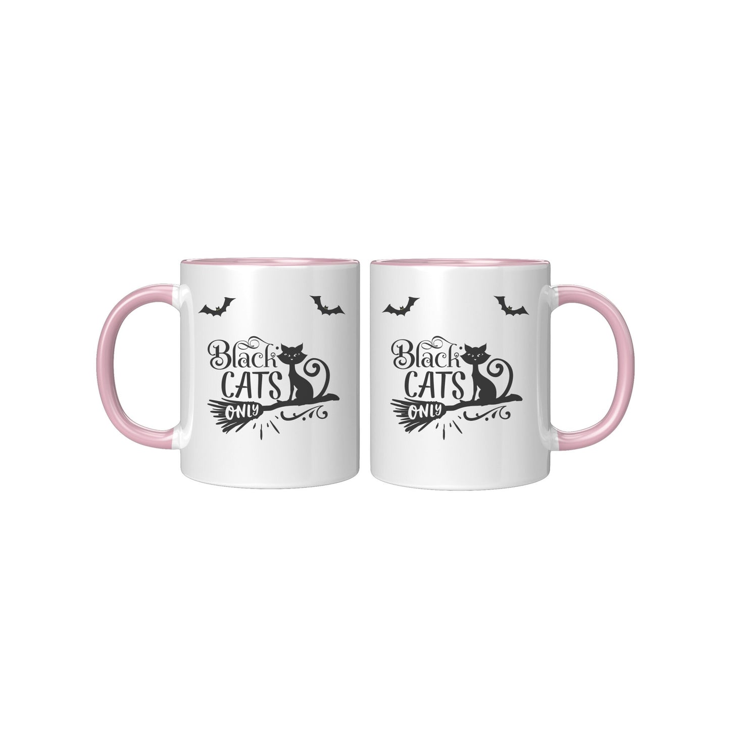 Black Cats Only Mug, Halloween Black Cats Only Mug, Halloween Mugs, Cat Mugs,