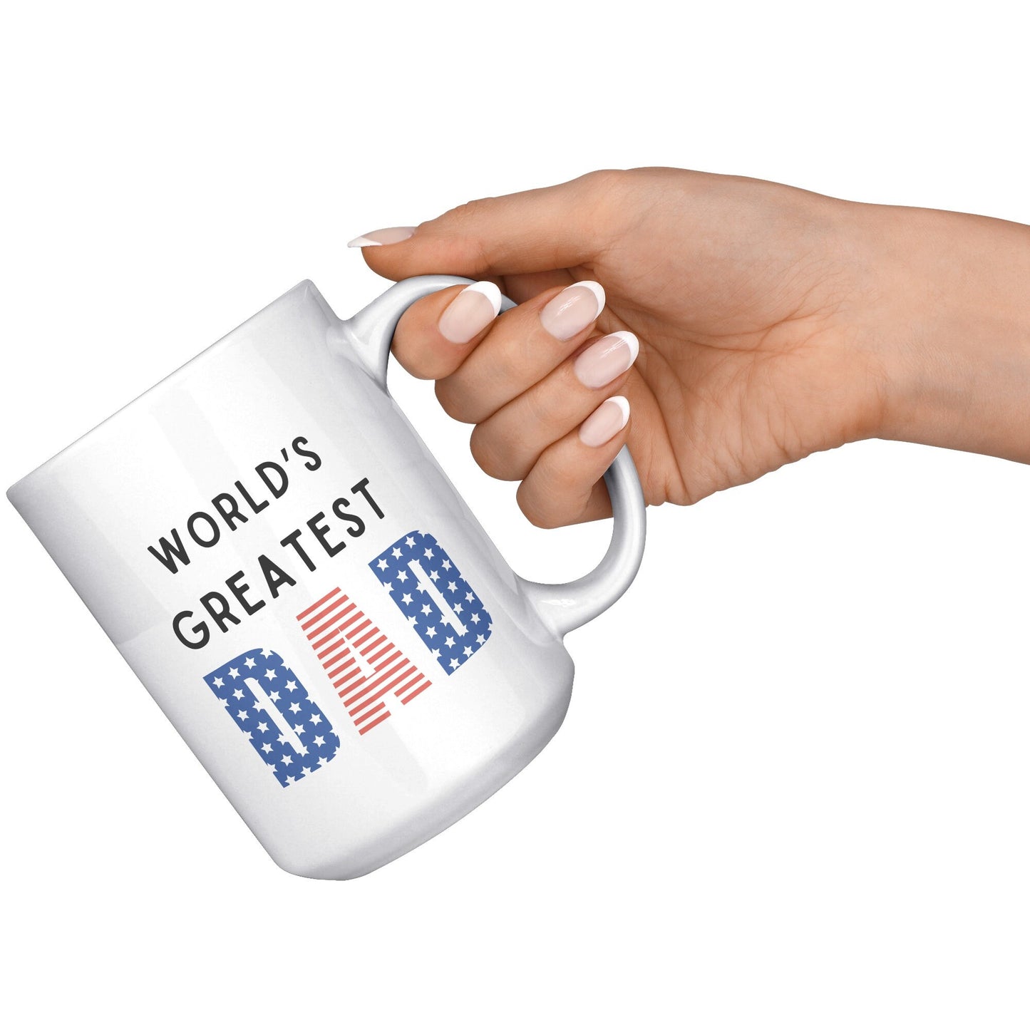 World's Greatest Dad Mug, Greatest Dad Mug, Custom Dad Mug, Gift for Dad,