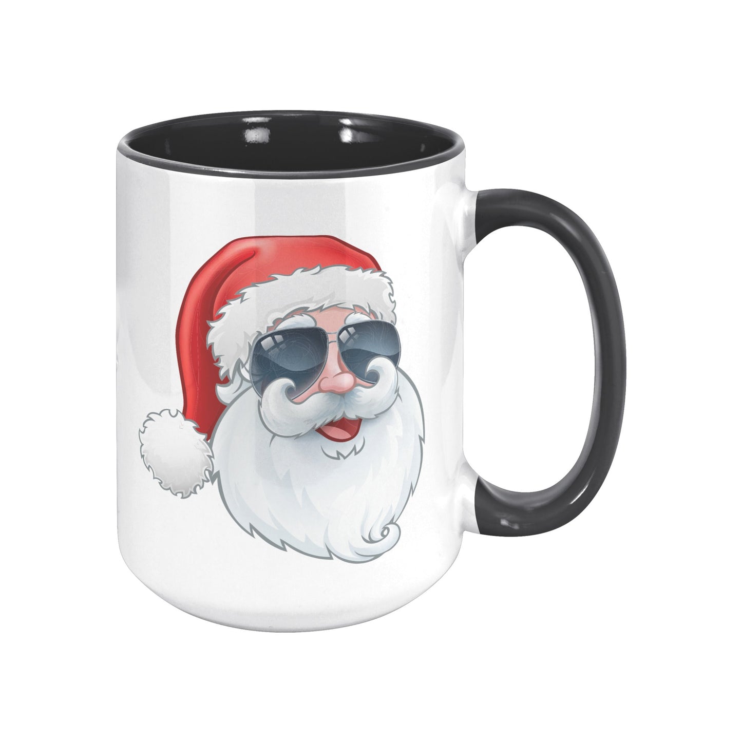 Funny Christmas Mug with Santa, Christmas Mug Funny with Santa, There's Some Ho Ho Ho's In This House, Funny Christmas Gift Mug