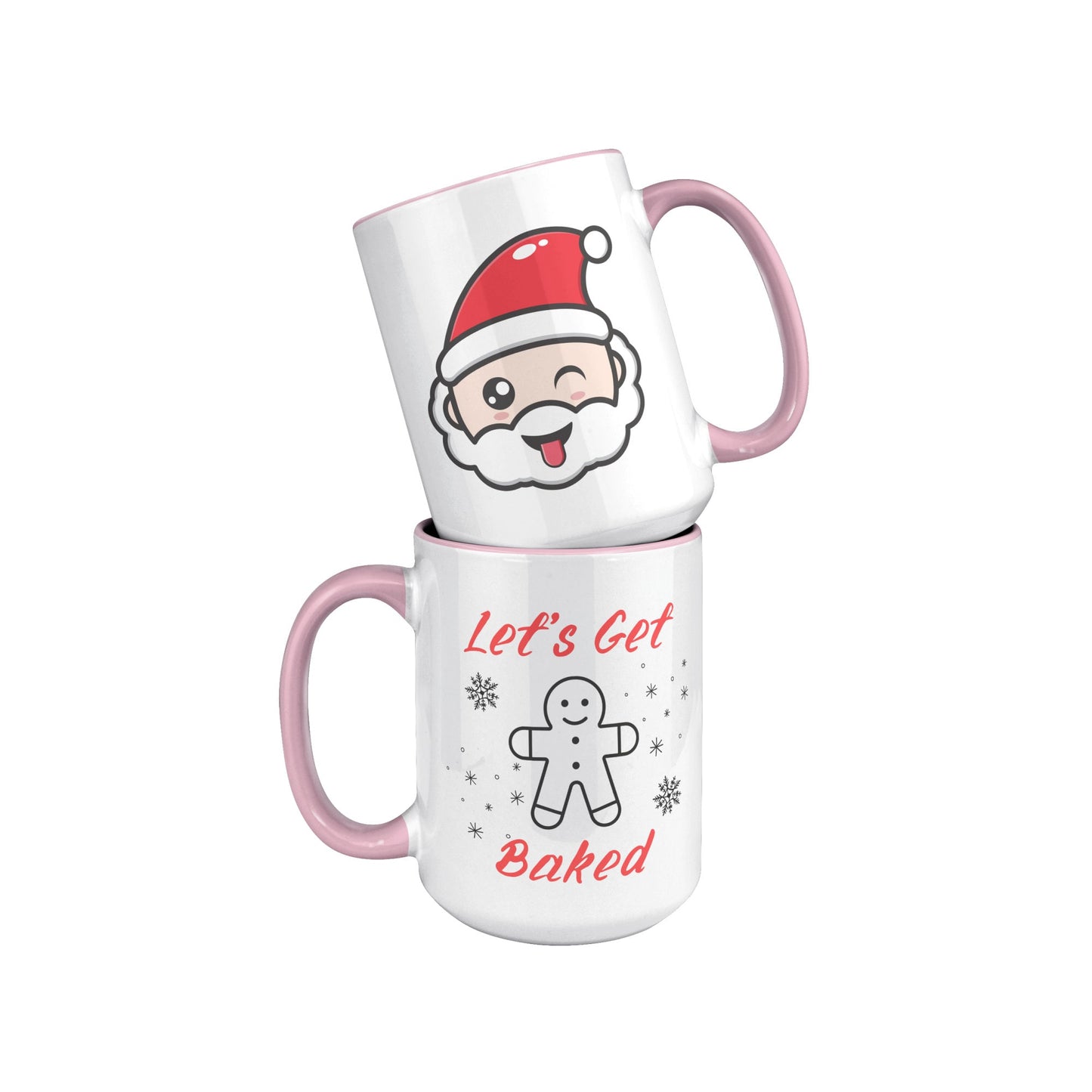 Funny Christmas Mug Let's Get Baked, Let's Get Baked Funny Christmas Mug, Christmas Mug Funny.