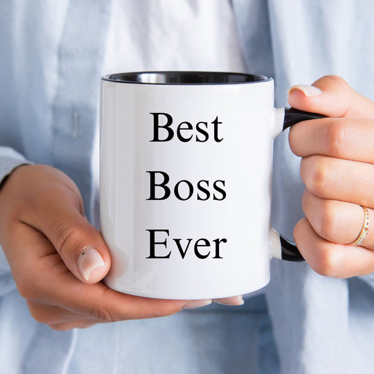 Best Boss Ever Mug, Boss Custom Mug, Best Boss Ever Custom Coffee Mug