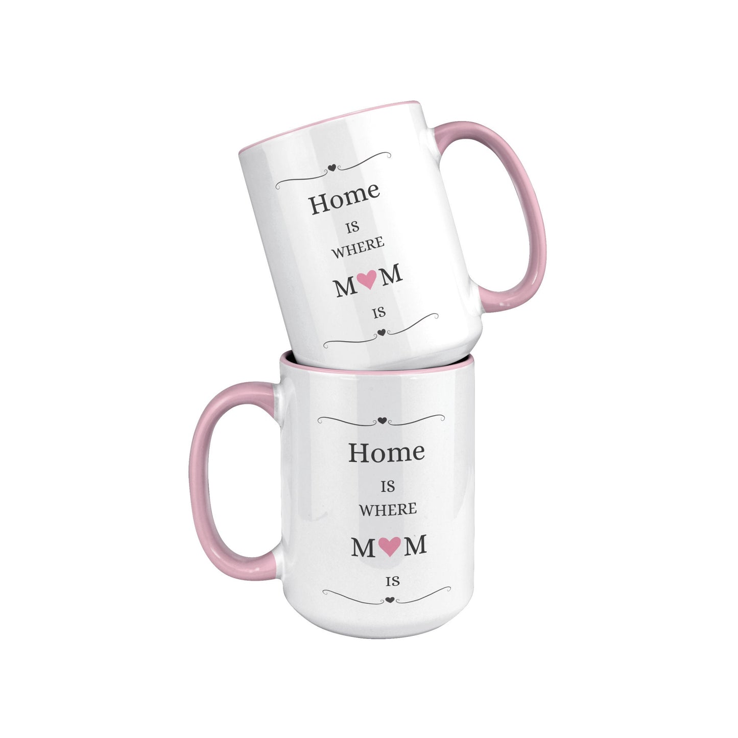 Home Is Where Mom Is Mug, Mom Gift Mug, Mom Heart Mug, Mom Mug Gifts