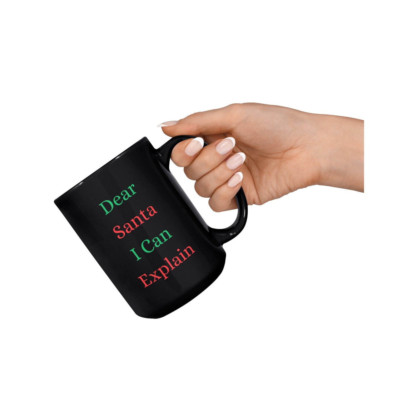 Funny Christmas Mug, Santa Christmas Mug, Dear Santa I Can Explain Christmas Mug